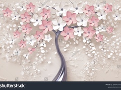 stock-photo--d-picture-of-a-tree-with-pink-flowers-background-for-digital-printing-wallpaper-custom-