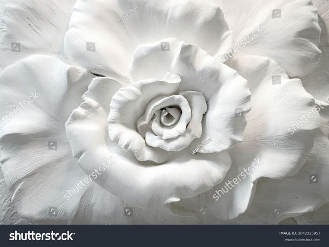 stock-photo--d-picture-wallpaper-background-of-a-rose-from-plaster-for-digital-printing-wallpaper-custom-2042225957